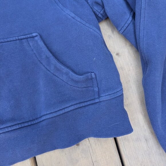 Lululemon Blue Oversize Cropped Half Zip Scuba Hoodie - Picture 3 of 8